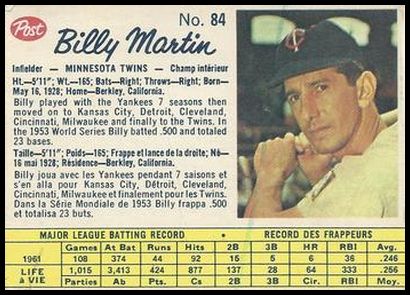 84 Billy Martin